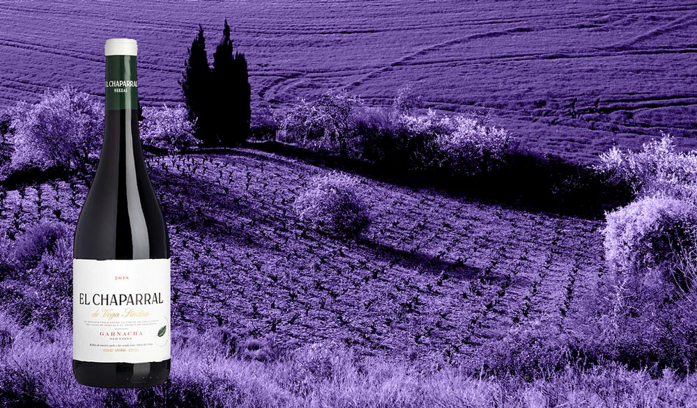 El Chaparral wine bottle