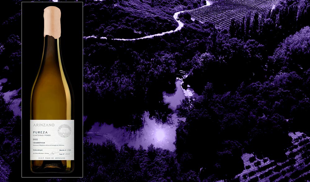 Arínzano Pureza wine bottle