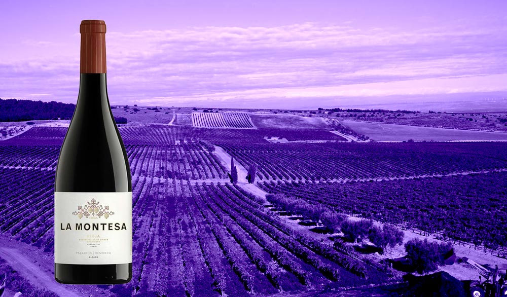 La Montesa wine bottle